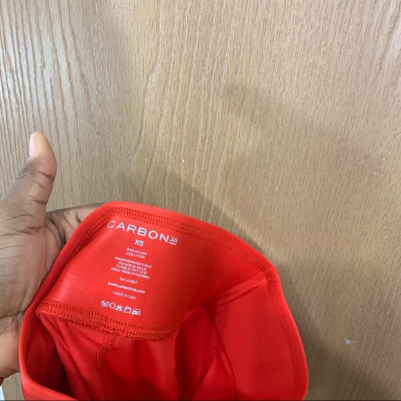 Carbon38 Takara Ultra Red Leggings High Rise XS - Picture 6 of 7